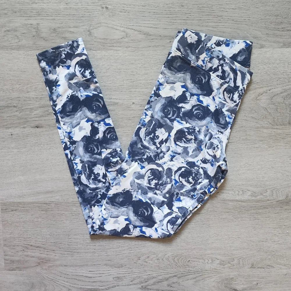 American Eagle Women's Floral Print Hi-Rise Leggings Casual Everyday Small S